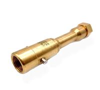 DN Autogas Parts Brass LPG GPL UK Bayonet Adapter for Refillable Propane Bottles, 3/4" UNF to 21.8mm (22mm), Gaslow & Gas It