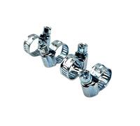 DN Autogas Parts Hose Clips Adjustable Pipe Clamps 4 Pcs Set 8-12mm Range Stainless Steel