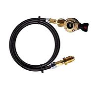 DN Autogas Parts LPG 21mm Clip On Adapter Gas Cylinder Filler Set with UK POL Gas Bottle Adapter for Filling Empty Gas Bottles 4 Meter