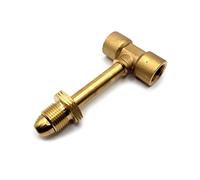 DN Autogas Parts LPG 3-Way Gas POL Adapter Tee Connector T-Piece for Propane Gas Bottle Pigtail Hose, AR/R132