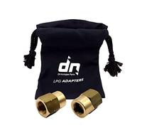 DN Autogas Parts LPG Gas Bottle Adapter 21.8mm European Shell to UK POL 5/8'' Gas Regulator Nut Fitting
