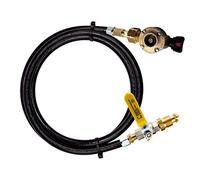DN Autogas Parts LPG GPL Gas Bottle Refill Set Adaptors LPG Adapter to Remotely Fill Empty 20mm Clip On Type Cylinders 4 Meters