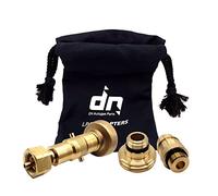 DN Autogas Parts M22 LPG GPL European Gas Bottle Refill Adapter Kit with ACME, DISH, Euronozzle & Bayonet, with Carry Bag