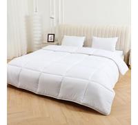 DN COLLECTION 10.5 TOG Double Duvet Soft Touch Microfibre Box Stitched All Season Quilt Feels Like Down Size 200x200cm Anti Allergy (10.5 Tog Double)