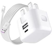 DN Technology 20W Charger and Cable For Oppo A53 A38 A78 Find X5 X5 Pro X5 Lite X3 Neo Reno 8 Pro 7 6 Reno10 A77 A74 A94 A76 A57 A96 A54S Fast Charger Plug USB To USB C 5 AMP Charger Cable