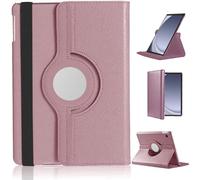 DN Technology Case For Samsung Galaxy Tab A9 8.7 inch 2023 Multi Angle 360° Rotating Smart Folio Protective Tablet Cover (SM-X110, SM-X115) (ROSE GOLD)