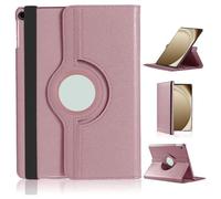 DN Technology Case For Samsung Galaxy Tab A9 Plus 11 inch 2023 Multi Angle 360° Rotating Smart Folio Protective Tablet Cover (SM-X210, SM-X215, SM-X216) (ROSE GOLD)