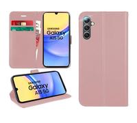 DN-Technology For Samsung Galaxy A15 Case Flip Folio Leather Wallet with Card Holder Book Stand Phone Cover For Samsung Galaxy A15 5G / 4G (ROSE GOLD)