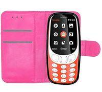DN-TECHNOLOGY Nokia 3310 Case (2017 May Release) (Not Compatible For NOKIA 3310 3G Version October Release) Nokia 3310, Premium PU Leather Flip Foil Wallet Case Cover for Nokia 3310 (2017) (2.4")