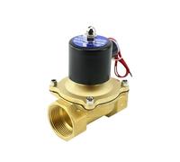 DN10/15/20/25/32/40 Pneumatic Electric Solenoid Valve, 12V 24V 220V Brass Normally Closed Solenoid Valve for Water Oil Air(15MM x 220)