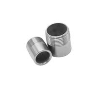 DN15 1/2" BSPT Male x Butt Weld Nipple 304 Stainless Steel Pipe Fitting Connector Coupler Adapter Water Gas Oil