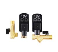 DN15 1/2" Opt Electric Timer Automatic Water Valve Solenoid Electronic Drain for Air Compressor Condensate(Split-Body Type,220V)
