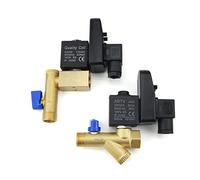 DN15 1.6Mpa Automatic Electronic Drain Valve 24V/110V/220V/380V Electron Drainage for Air Compressed Gas Tank 1Pcs(Split-Body Type,110V AC)
