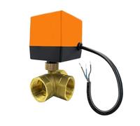 DN15/20/25/32/40/50,2ways/3ways Motorized Ball Valve 3Wire 2control Electric Solenoid Valve,AC220V DC12-24V Brass Electric Valve(DN40,3 Wire 2 Control_DC12-24V_MC)