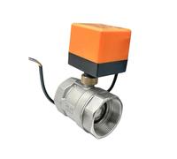 DN15/20/25/32/40/50 Stainless Steel Electric Ball Valve 3-Wire 2-Way Control Motorized 1Pcs(DN15,24VDC_CR03)