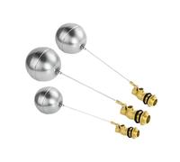 DN15/20/25/32/40 Brass Float Valve Cold Hot Water Tank 1/2" 3/4" 1" Floating Ball Valve Stem Flow Control Cistern 1pcs(DN15)