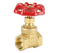 DN15 Brass Gate Valve BSPP G1 / 2 | 232PSI Turning Sluice Valve for Water/Oil/Gas | Low Flow Impedance & Easy On/Off Control | Industrial & Home Plumbing