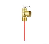 DN15/DN20 150 PSI Brass Temperature Pressure Relief Valve Designed for RV Water Heater Safety and System Protection (DN20)