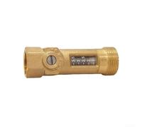 DN15 DN20 Brass Flow Reader with Dual Range Capability 1-3.5 L/min and 2-8 L/min for Balanced Distribution in Plumbing Networks (A(1-3.5))