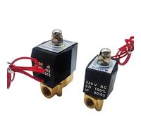DN15 DN20 DN25 DN08 Electric Brass Solenoid Valve for Water Oil and Air Normally Closed IP65 12V, 24V, 220V G1/4 3/8 1/2 3/4 1"(DN10,G_12V_Copper Body)