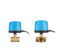 DN15 DN20 DN25 DN32 DN40 DN50 2ways 3ways DC12V-24V AC220V Motorized Brass Ball Valve 3 Wires 2 Control Electric Ball Valve(DN50,AC240V_3WAYS)