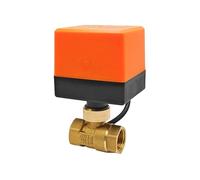 DN15 DN20 DN25 DN50 Electric Ball Valve 3-Wire 2-Control 1/2" 3/4" 1" 2" Motorized Brass Ball Valve 220V 24V 12V AC/DC(12VDC,1-1/2"_2 Way)