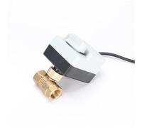 DN15 DN20 DN25 DN50 Motorized Ball Valve 220V Three Wire Two Point Control Brass Electric with Manual Switch(24VDC,DN50)