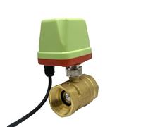 DN15 DN20 DN25 DN50 Motorized Ball Valve Torque Metal 3-Wire / 2-Wire Brass 1Pcs(DN40,24VDC_CR04)