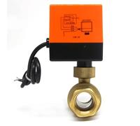 DN15/DN20/DN25 Electric Motorized Brass Ball Valve AC 220V 2 Way 3 Wire with Actuator(2way DN32)