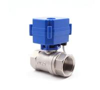 DN15 DN20 DN25 Motorized Ball Valve 2-Way Stainless Steel Electric 2-Wire Actuator 1Pcs(3/4",AC220V_CR01)