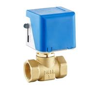 DN15 DN20 DN25 Motorized Electric Brass Globe Valves 2 Wire AC 220V Two Way Stop Shut-off Valve(220VAC-2 WAY,DN15)