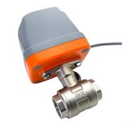 DN15-DN32 Electric Ball Valve, Two Way Stainless Steel 304 Normally Closed AC220V Pipeline Control With Fast Response Time(DN25)