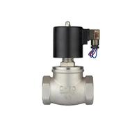 DN15-DN65 Stainless Steel Pilot Piston Solenoid Valve AC220V 110V Normally Closed for Steam Liquid Water