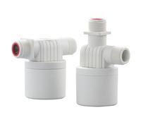 DN15 Fully Automatic Water Level Control Valve Water Tank Level Float Valve Controller(White_ET)