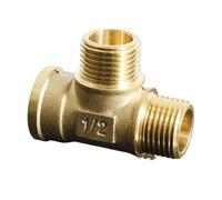 DN15 G 1/2" bspt Male Female Brass Staight Nipple Coupler Union 45 Degee Elbow Y Tee Corner Corss 3 4 Ways Pipe Fitting Connector(AL142208F-RGYBW) Barb Fittings