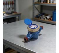 DN20 3/4 inch digital water meter with dry design and copper housing for home water usage analysis and system integration (DN20)