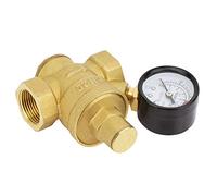 DN20 Brass Adjustable Pressure reducing Valve with Pressure Gauge