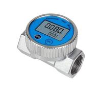 DN20/DN25 Digital Flowmeter for Water Oil Waterproof Stainless Flows Control Meter QTS PTS L GAL Laboratory Measurement