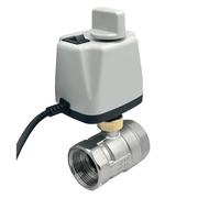 DN20 DN25 Stainless Steel Motorized Ball Valve with Manual Switch Normally Closed/Open Valves 2-Wire Control(DN25,Normally Open_220VAC)