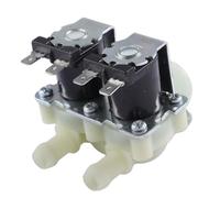 DN20 G3/4 1 in 2 DC 12V 24V AC 220V Pressure Dual Electric Water Inlet Solenoid Valve Normally Close for Washing Machine(DC24V)