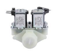 DN20 G3/4 1 in 2 DC 12V 24V AC 220V Pressure Dual Electric Water Inlet Solenoid Valve Normally Close for Washing Machine