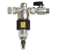 DN20 Inline Magnetic Filter for Central Heating | Removes rust and sludge, extends boiler life, DN20 threaded connection, brass construction, easy install