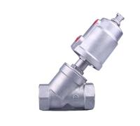 DN20 Stainless Steel Pneumatic Actuator Angle Valve Pneumatic Valve 16bar for Steam Gas Oil Normally Closed(NC_Single Acting)