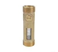 Dn25 Brass Flow Meter Valve For Hvac System Balancing With Visual Indicator And Adjustable Scale For Precise Water Flow Regulation In Heating And Cooling Circuits(4-15L/m)
