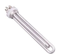 DN25 Immersion Heating Element 1Inch DC 12v/24v/36v/48v Tubular Electric Solar Water Heater SUS304 300w 600w 900w 1200w 1500w 1Pcs(Heater only,36V_300W)