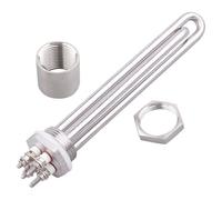 DN25 Immersion Heating Element 1Inch DC 12v/24v/36v/48v Tubular Electric Solar Water Heater SUS304 300w 600w 900w 1200w 1500w 1Pcs(As the picture shown,36V_600W)