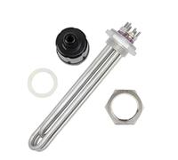 DN32 6KW All Stainless Steel Heating Element With Earth Ground Electric Boiler Immersion Water Heater Heating Resistor(Heater nut)