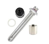 DN32 6KW All Stainless Steel Heating Element With Earth Ground Electric Boiler Immersion Water Heater Heating Resistor (Color : Heater thread, Size : 220V_6KW)