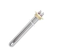 DN32 Copper Flange Water Heater Camper 300w 600w DC Solar Water Heater With Thermostat Tube 12v Heating Element (Color : Heater Only, Size : 12v 600w BSP)