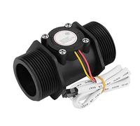 DN40 G1.5" Turbine Flowmeter, Water Flow Meter with Hall Sensor Switch, Liquid Flow Rate Control for Water Heater and Treatment Systems, Compact Design, Easy Installation